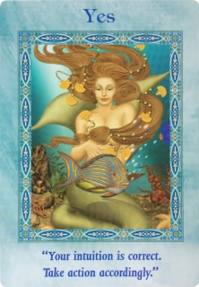 Yes of the Magical Mermaids & Dolphins oracle cards