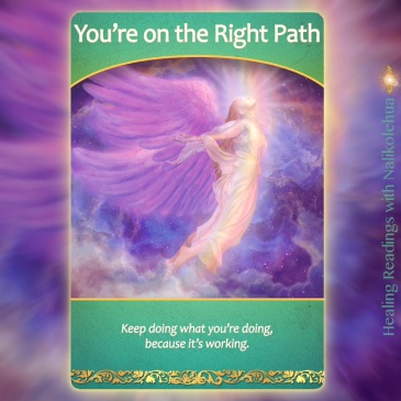 You're on the Right Path from the Life Purpose Oracle Cards
